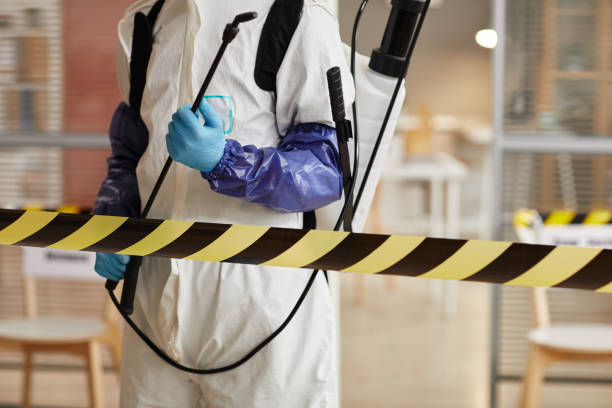 Professional Blood Cleanup technician working in Sanbornton, NH